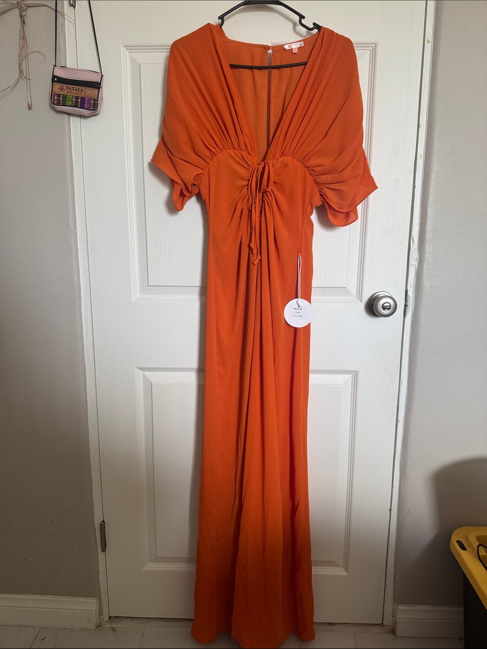 Luxxel Orange Boot Cut & Flare Jumpsuit